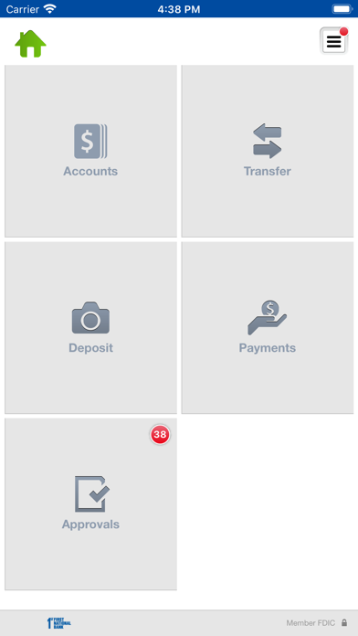FNB Cash Management Screenshot
