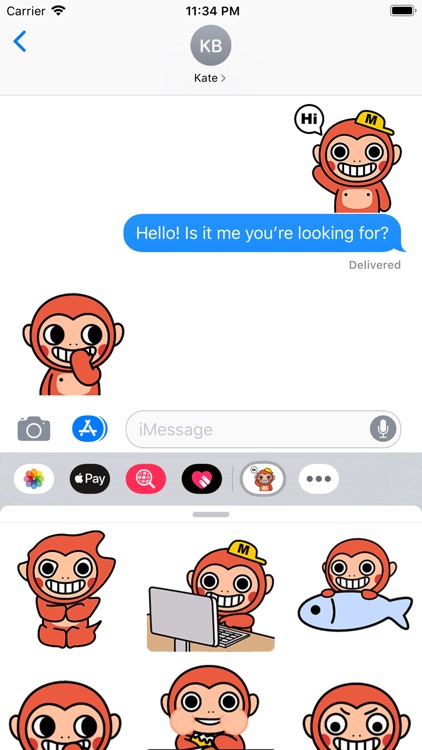 Friendly Monkey Animated