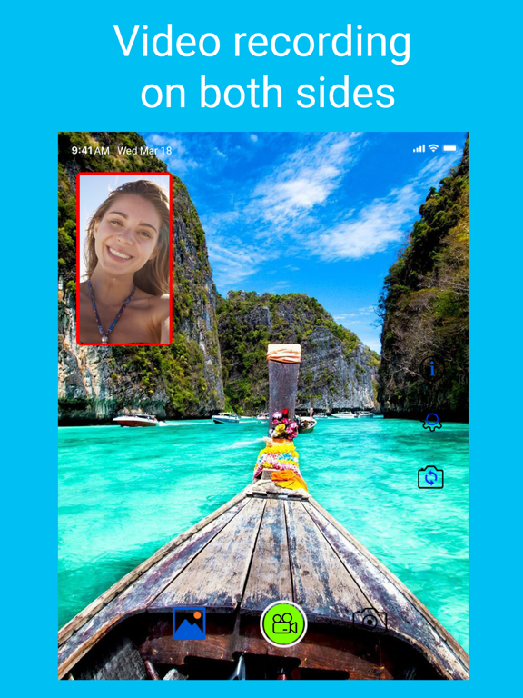 Screenshot #4 pour Front Back Dual Cam