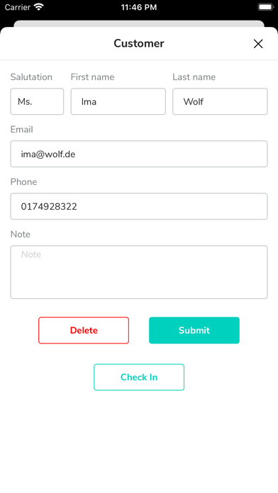 App screenshot