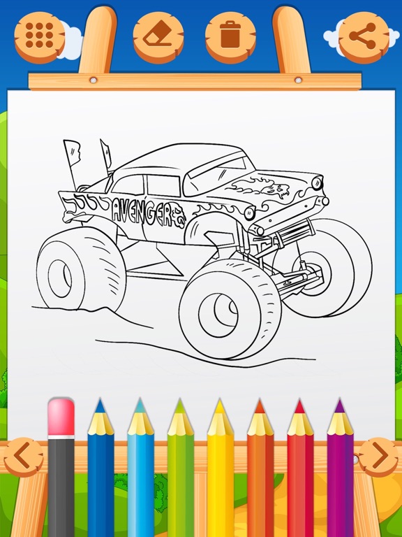 Screenshot #6 pour Livre de coloriage de véhicule