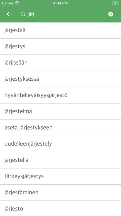 Finnish-Portuguese Dictionary