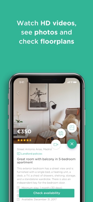 Spotahome: Apartments & rooms(圖2)-速報App