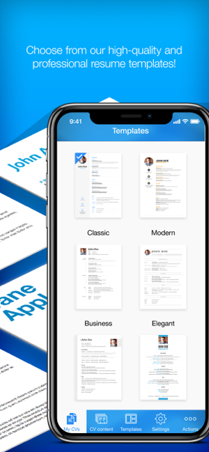 ‎Resume Builder - CV Maker゜ Screenshot