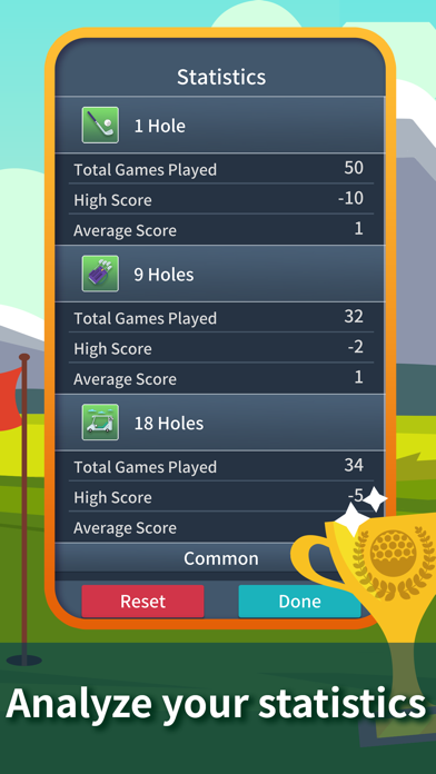 Golf Solitaire Classic. Screenshot