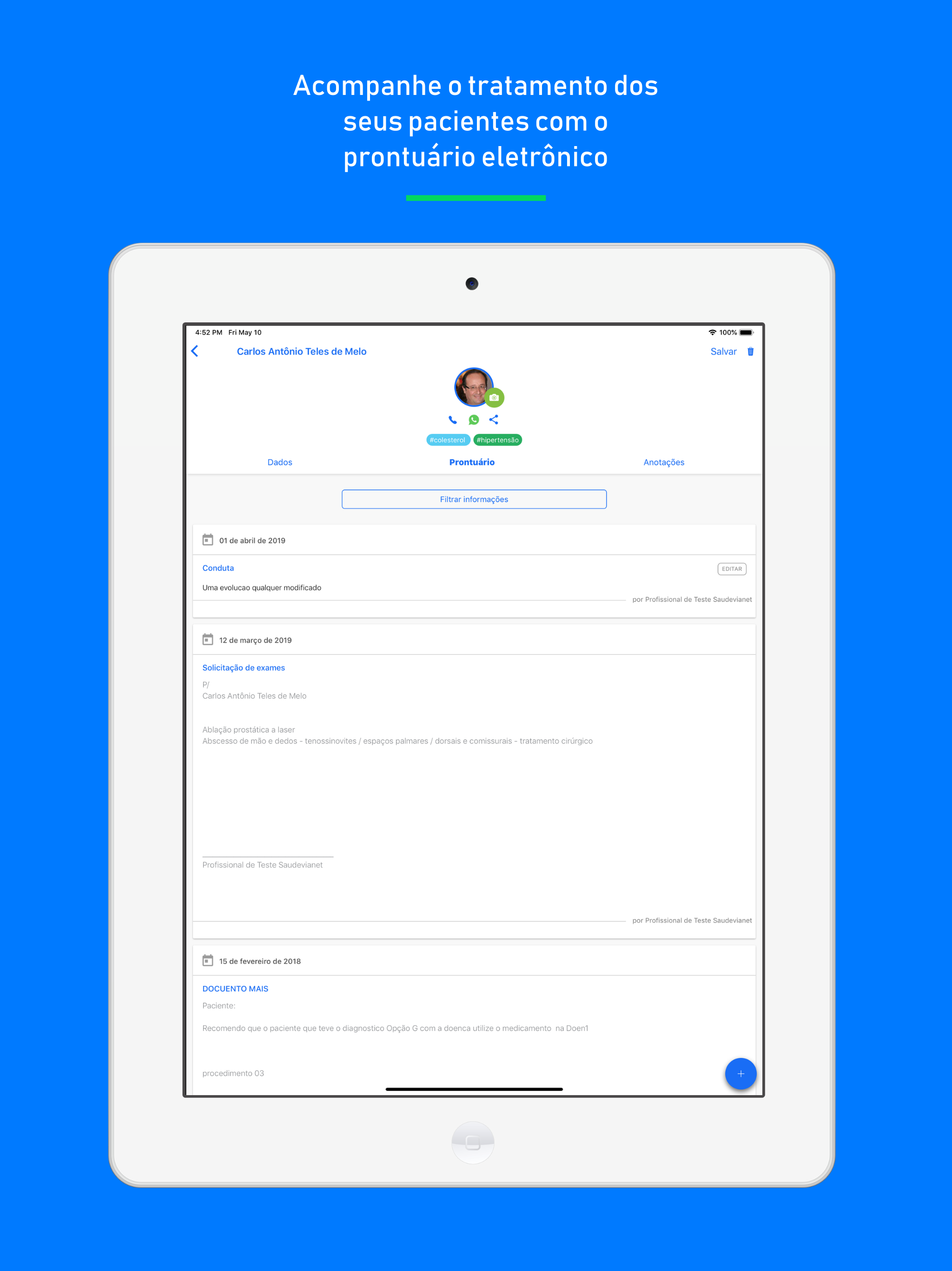 Svianet: prontuário e agenda screenshot 10