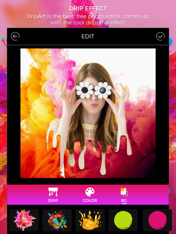 Screenshot #5 pour Drip Effect Photo Editor