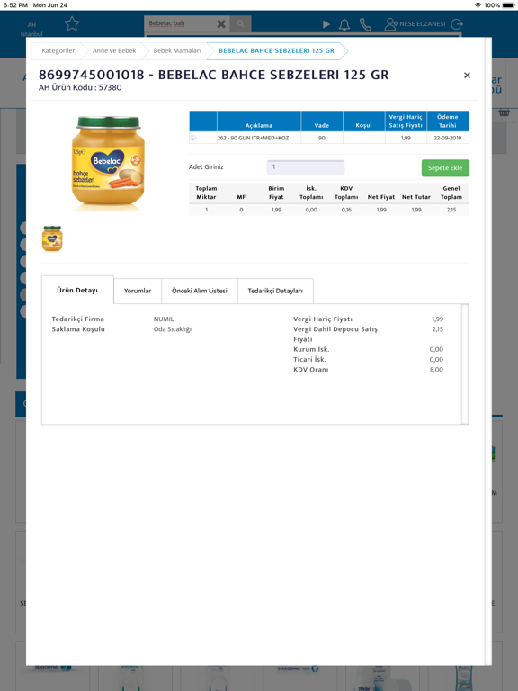 Screenshot #5 pour E-SiparişV2