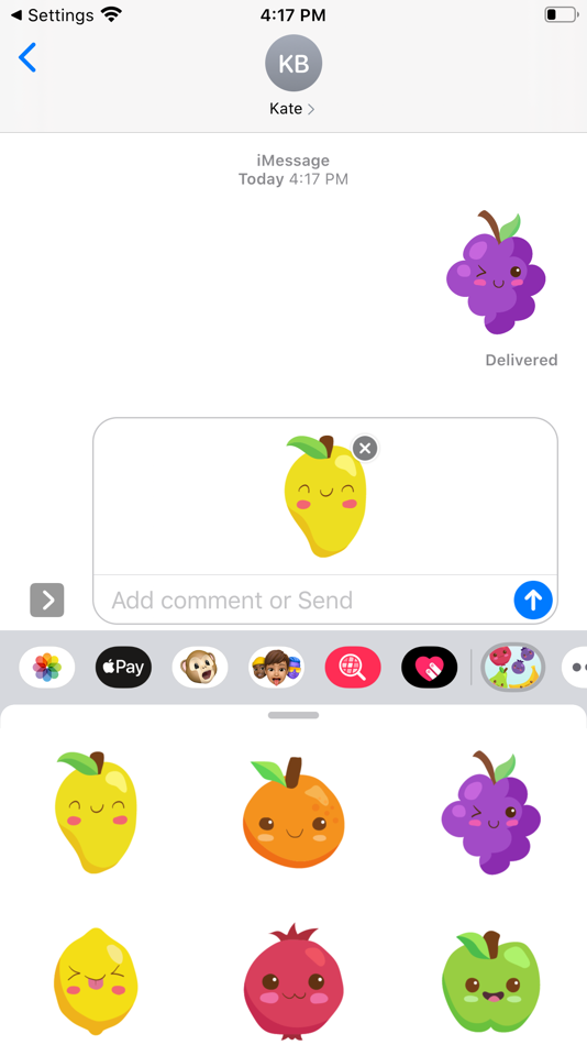 Kawaii Fruits And Vegetables - 1.03 - (iOS)