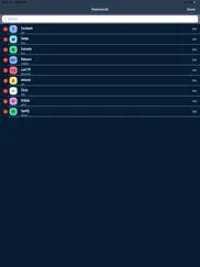 secure secret password manager iPad Captures Décran 2