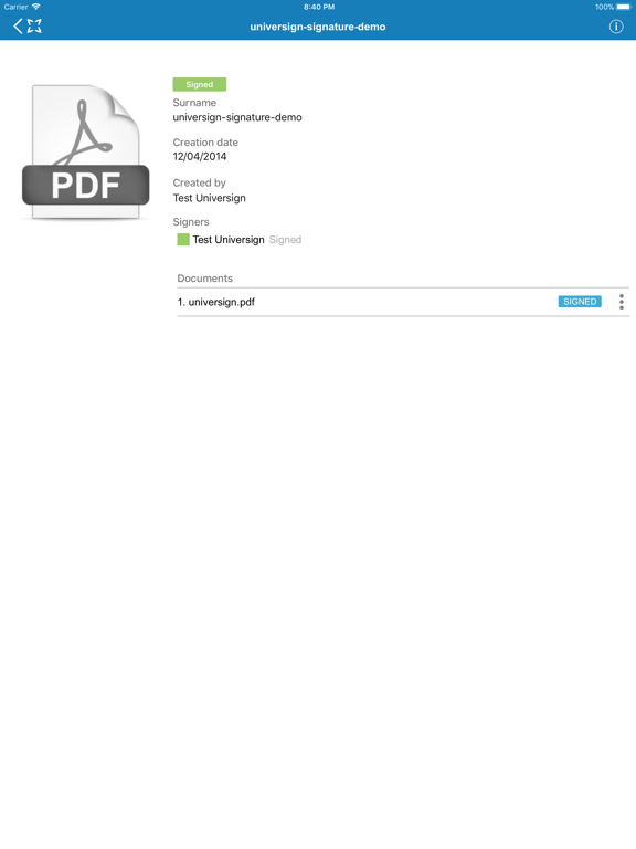 Screenshot #5 pour Universign