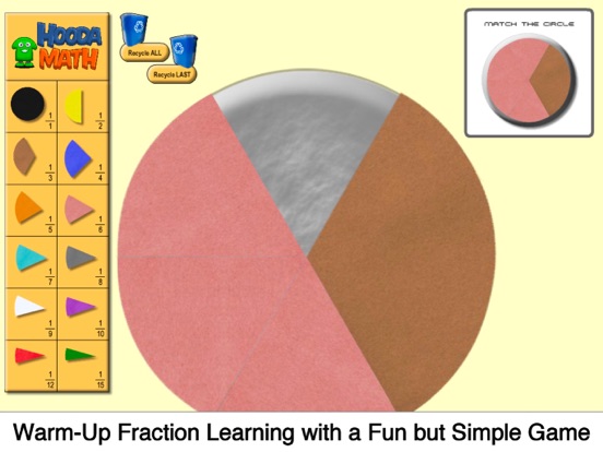 Fraction Circles iPad app afbeelding 3