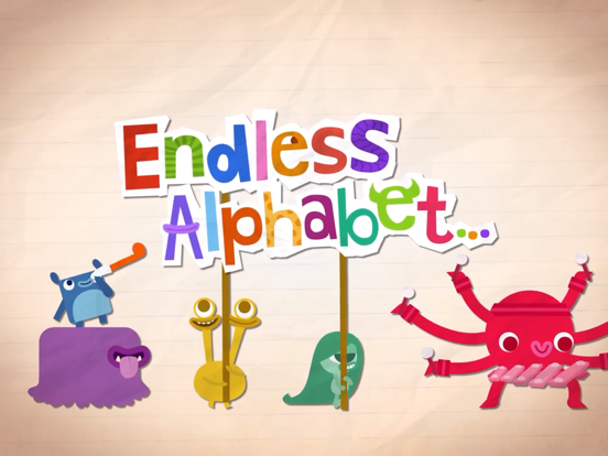 Endless Alphabet iPad app afbeelding 4