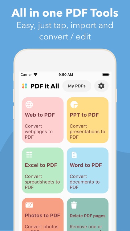 PDF it All Document Converter screenshot-0