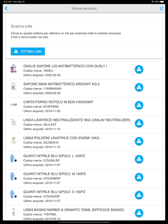 Pieri Group iPad screenshot