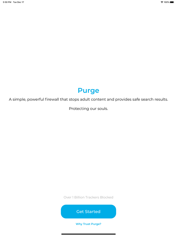 Screenshot #1 for Purge: Porn Blocker & Safe DNS