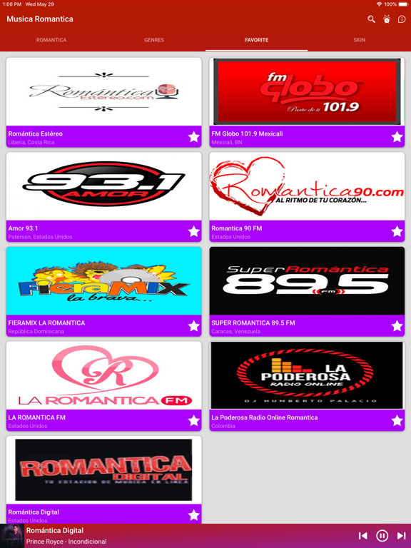 Musica Romantica Baladas iPad screenshot 5 - Music app