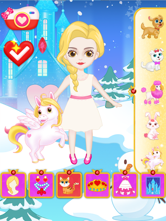 Princess Makeup Dress Design iPad screenshot