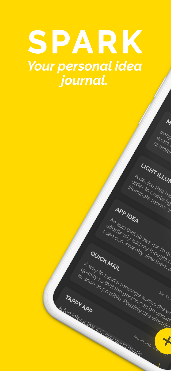 Spark - Idea Journal