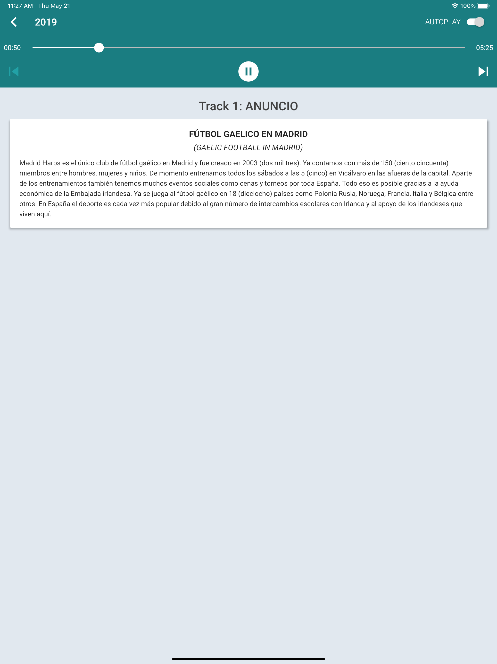 LC Spanish Aural - educate.ie