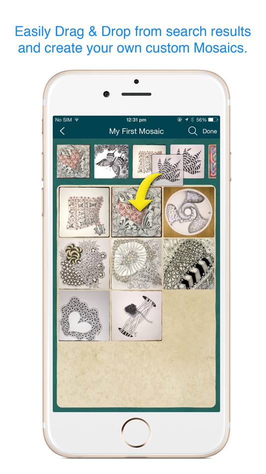 #3. Zentangle Mosaic (iOS) 由: Zentangle Books & Creations, LLC