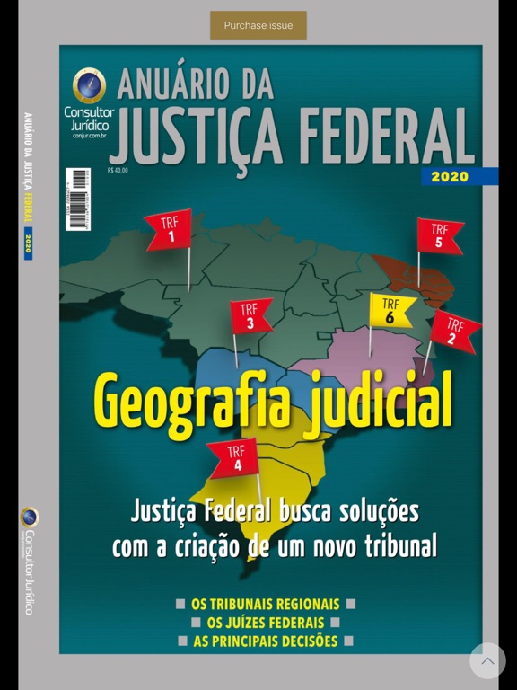 Anuário da Justiça iPad screenshot 6 - Reference app
