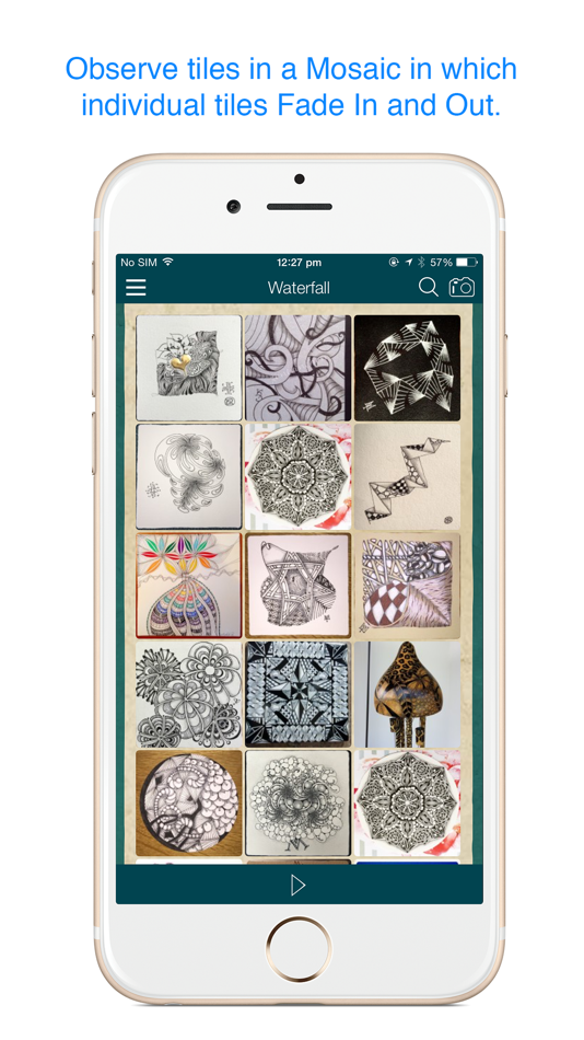 #1. Zentangle Mosaic (iOS) 由: Zentangle Books & Creations, LLC