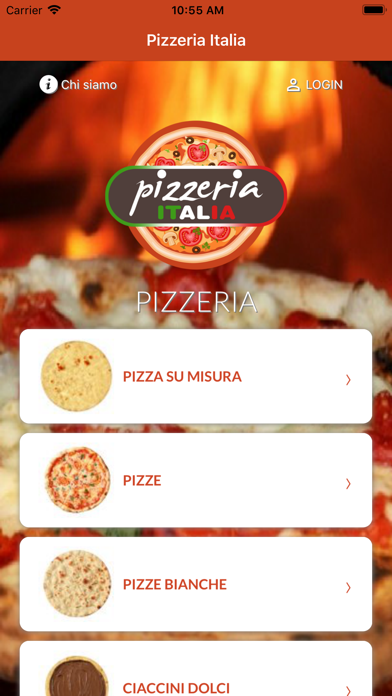 Screenshot 1 of Pizzeria Italia by Ordinalo App