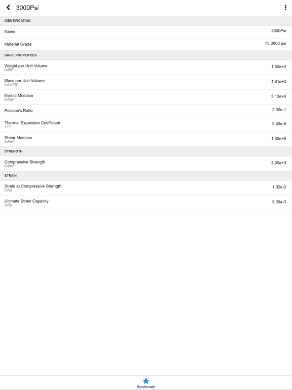 CSiMaterials iPad screenshot