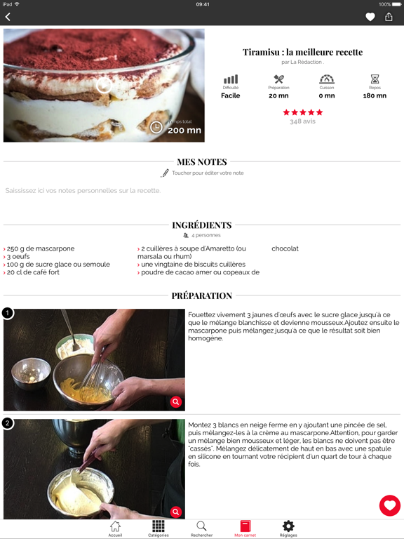 Screenshot #5 pour Cuisine : Recette de cuisine