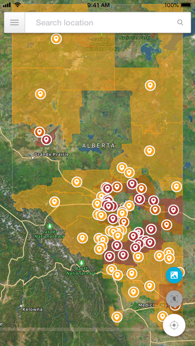 Alberta Fire Bans Screenshot