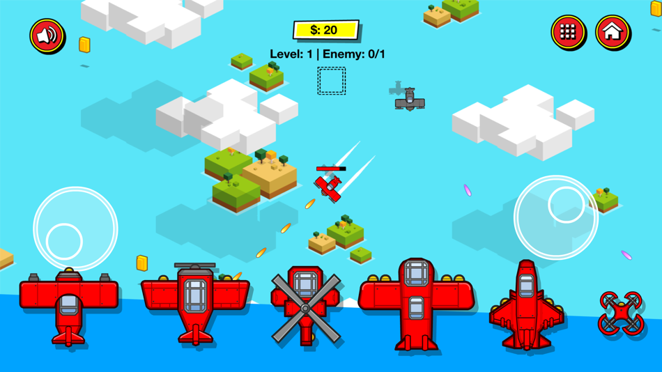 #1. 2 Player Sky Arena (iOS) 作者: 炜昱 张