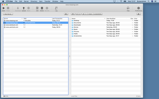 ‎FTP Disk Screenshot