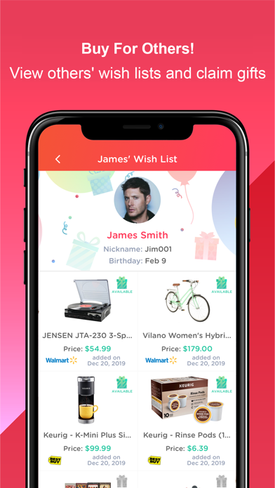 Wishworks: Build Wish Lists iPhone screenshot 4 - Shopping app