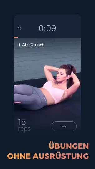 Screenshot von Fitness & Workout auf dem iPhone 2