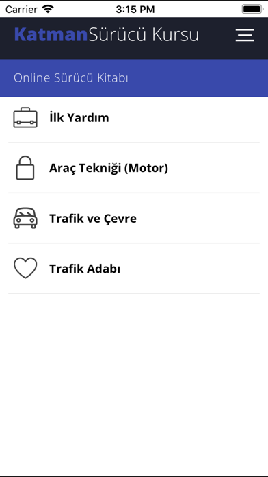 Screenshot #2 pour Katman Sürücü Kursu