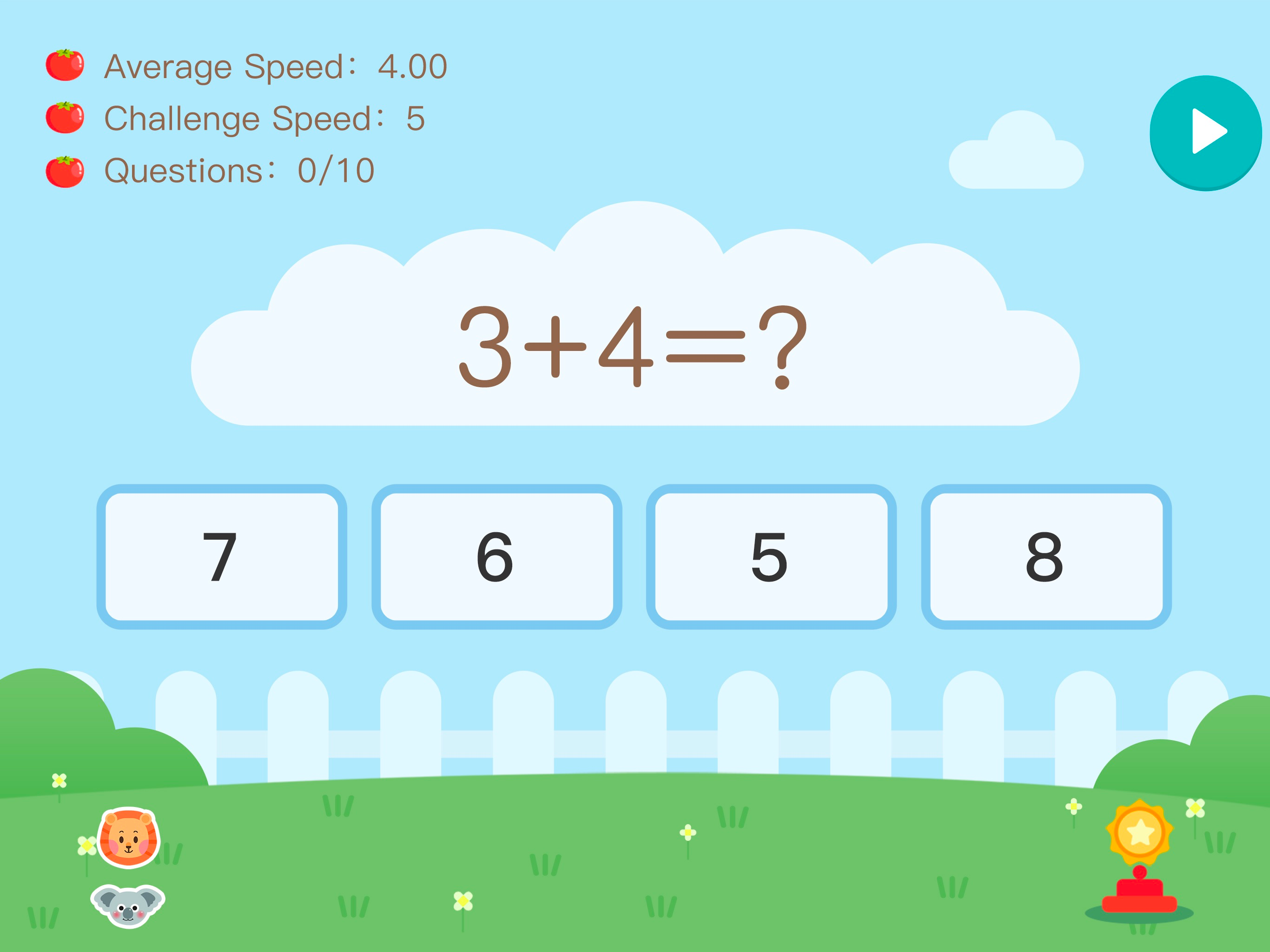 Quick Math-Math Games For Kids