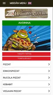 hallilan pizzeria iphone screenshot 2