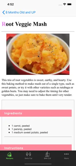 Game screenshot Baby Food Recipes (Home-made) hack