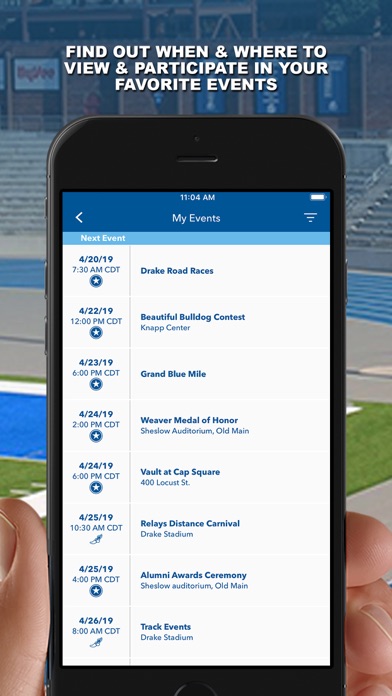 How to cancel & delete Drake Relays from iphone & ipad 2