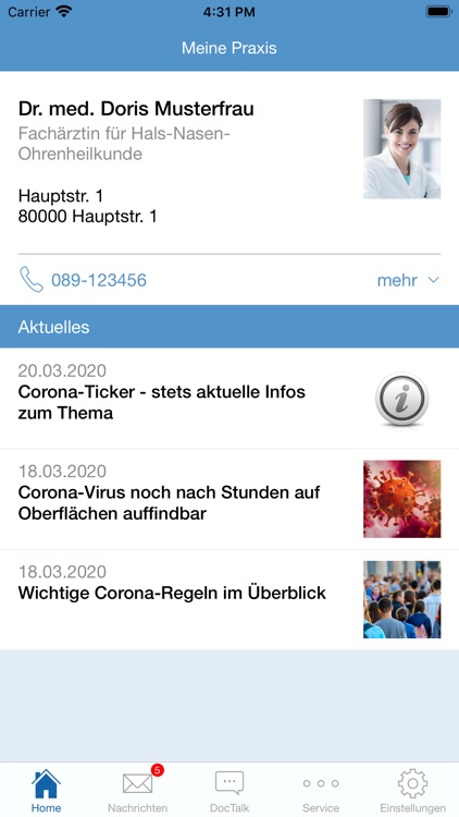 PraxisApp - Mein HNO-Arzt