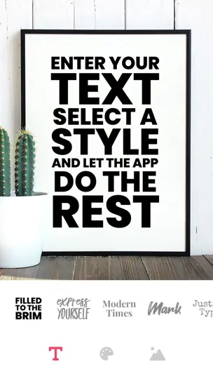 Screenshot von Text Art: Fotos Beschriften auf dem iPhone 3