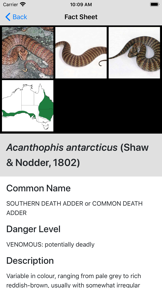 Australian Snake ID screenshot
