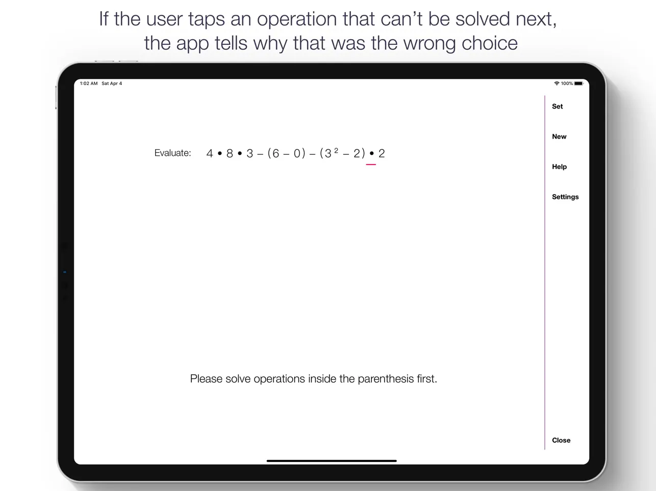 #3. Visual Order of Operations (iOS) De: Esa Helttula