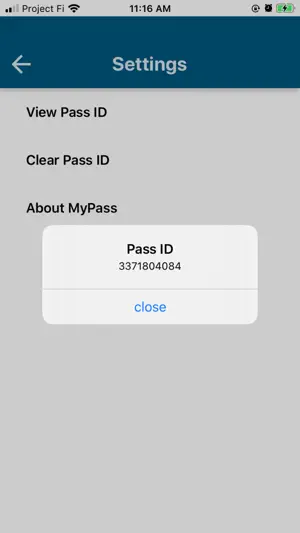 MyPass Mobile Credentials screenshot 2