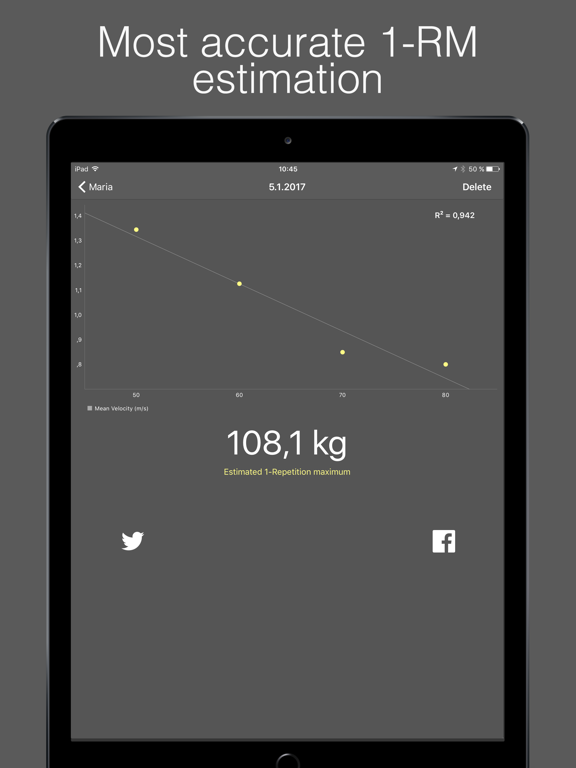 Screenshot #5 pour My Lift: Measure your strength