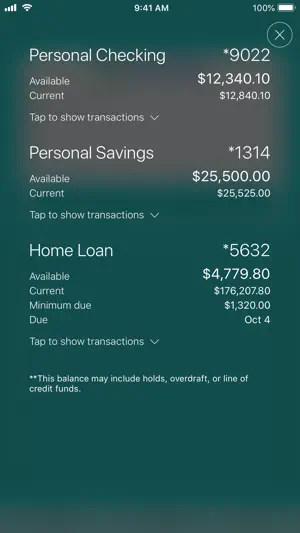 Associated Credit Union screenshot 1