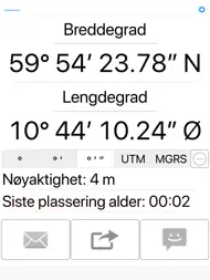 Dele min GPS-koordinater ipad bilder 2