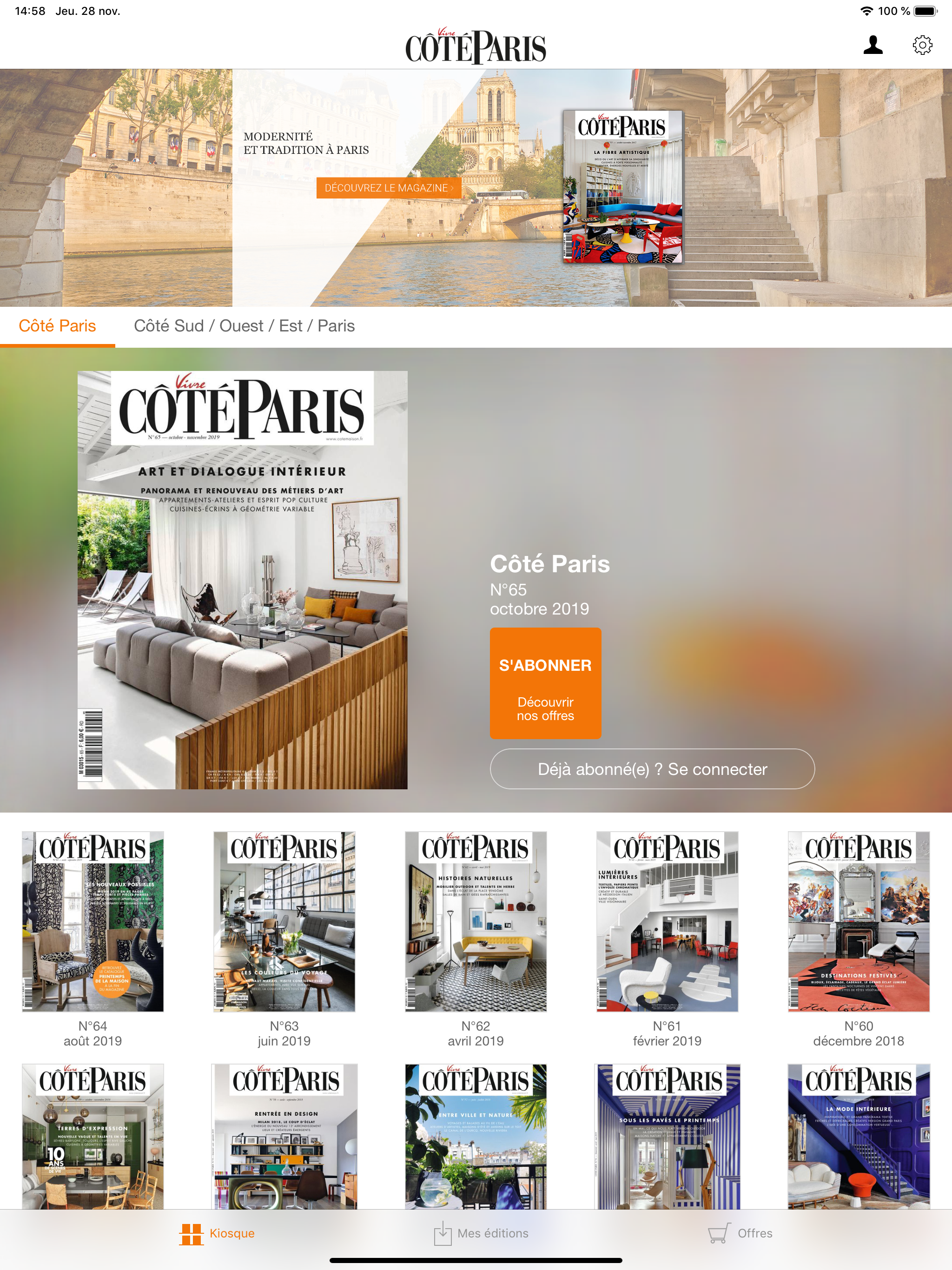 Côté Paris - Magazine