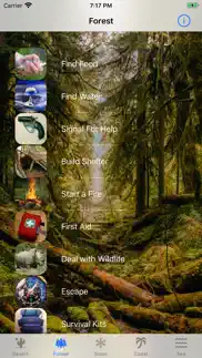 wilderness survival iphone screenshot 2